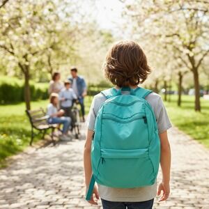 Horizon Group USA Stow & Go Kids Backpack Turquoise New Packable Lightweight